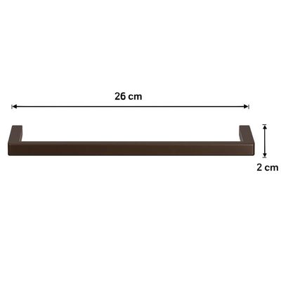 Puxador para Movéis Oeiras Bronze 256mm Torralba Armários Gabinete Guarda Roupas