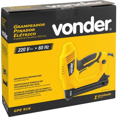 Grampeador / pinador elétrico GPE 916 220 V~ VONDER