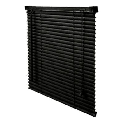 Persiana Evolux Horizontal De Pvc 130x80 Cm Sofisticada Preta