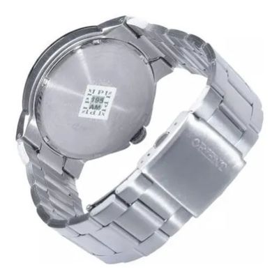 Relógio de pulso nalógico Masculino Orient MBSS1196A prateado