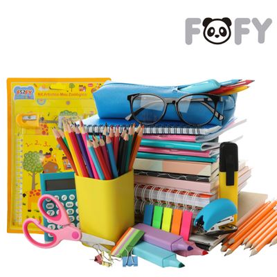 KIT DESENHO ARTÍSTICO INFANTIL MEU ZOOLOGICO 7 PEÇAS - FOFY