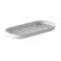Bandeja Decorativa para Banheiro 16x8cm Dual Branca Oval Plástica Ou