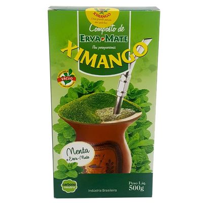 Erva-Mate 500g De Chimarrão Composta Ximango Sabor Menta