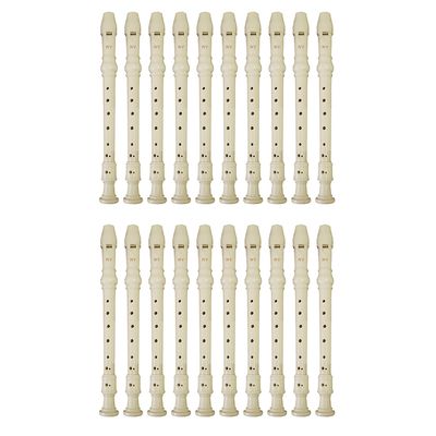 Kit 20 Flautas Doce Germânica FL 20G New York