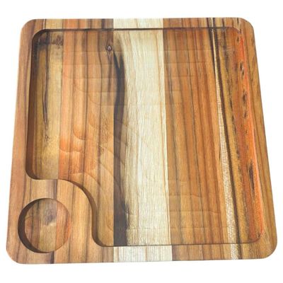 Kit 10 Petisqueiras Teca 23cm Molheira Quadradas Restaurante Bar Porções Petiscos Zanline