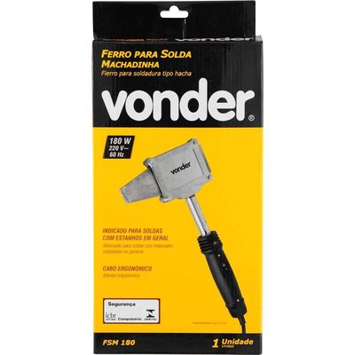 Ferro para solda 180 W 220 V~ machadinha FSM 180 VONDER