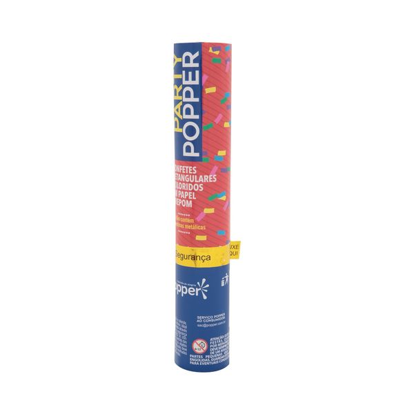 Lança Confete Popper Party Popper Confetes Coloridos 30cm