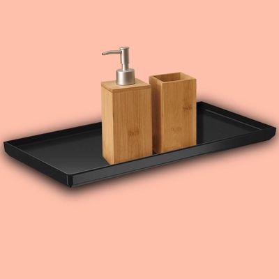 24 Travessas Retangulares Servir Petiscos 27x13cm Comida Japonesa Preto Bandeja Decorativa Uno Coza