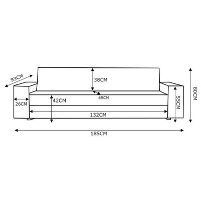 Sofá 2 Lugares Sala de Estar Pés Madeira 185cm com USB Minsque Couro Marrom Claro - Gran Belo
