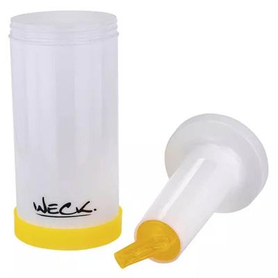 Kit 4 Garrafa Store'n Pour 1l Amarela Weck para Licores Caldas Sucos Bartender