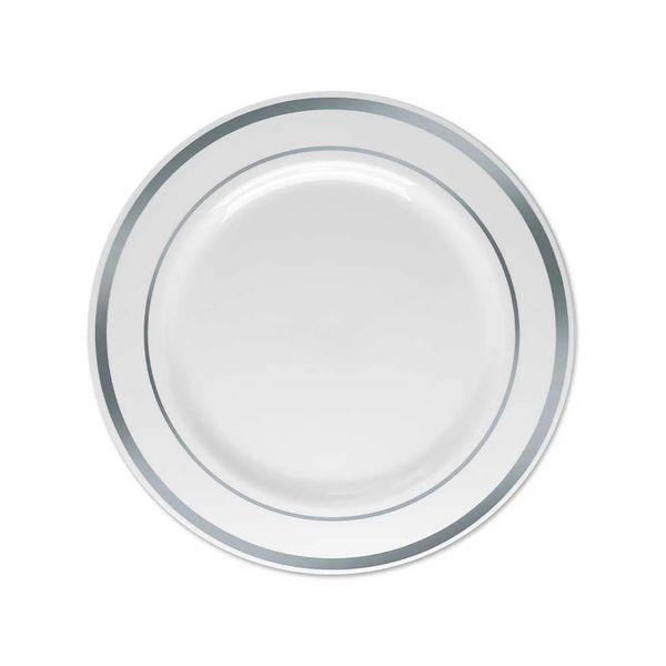 Prato Sobremesa Silver Premium Prata