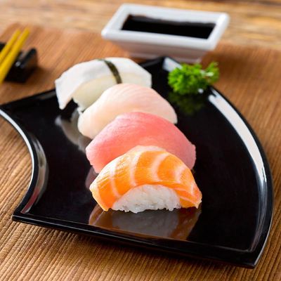 Pote De Molho Shoyu Para Sushi Molheira Melamina Branco 25ml
