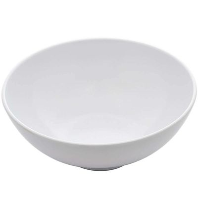 Kit 12 Cumbucas de Melamina para Petiscos 400ml Brancas Bowls Lyor Restaurantes Bares