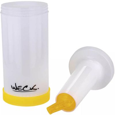 Garrafa Store'n Pour 1l Amarela Weck Mixologista Bar Coquetéis Açúcar Suco Xarope