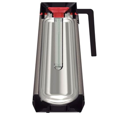 Bule Térmico Tramontina Exata em Aço Inox 1L Café Garrafa Térmica Servir Cinza