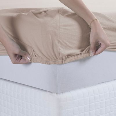 Lencol Avulso Solteirão com Elastico Malha Avelã Sul Brasil
