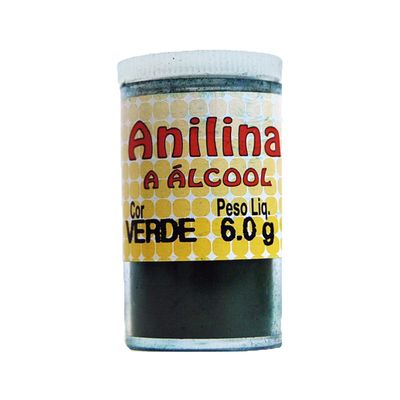 Anilina Glitter Blister não Comestível Verde 4g