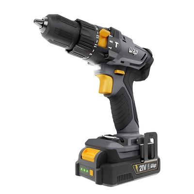 Parafusadeira e Furadeira de Impacto WAP K21 ID01 Cinza e Amarelo / Bivolt