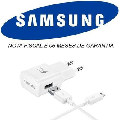 Carregador Turbo Samsung 15W Galaxy J7 Pro Micro Usb