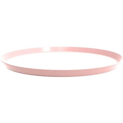 Kit 24 Bandejas Redonda Rosa Himalaia 28cm Servir Bar Restaurante Bubble Crippa