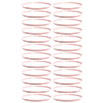 Kit 24 Bandejas Redonda Rosa Himalaia 28cm Servir Bar Restaurante Bubble Crippa