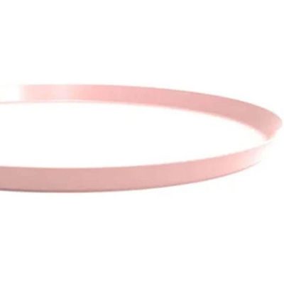 Kit 24 Bandejas Redonda Rosa Himalaia 28cm Servir Bar Restaurante Bubble Crippa