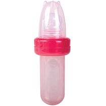 Chupeta Para Frutas Com Colher Dosadora E Bico Sugador Porta Frutinha Buba