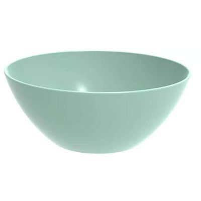 48 Tigelas Pequena Crippa Travessa Redonda 2,3L Servir Salada Sobremesa Verde Menta