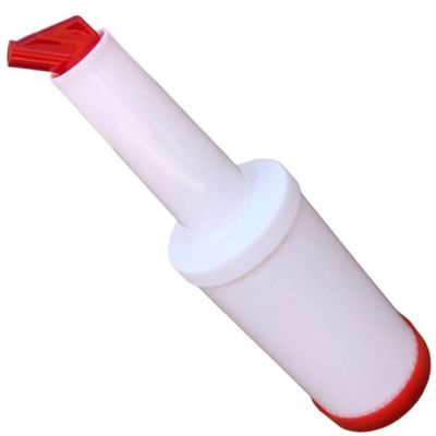 Kit 6 Garrafa Plástica Store'n Pour 1L Vermelha Armazenar Servir Bartender