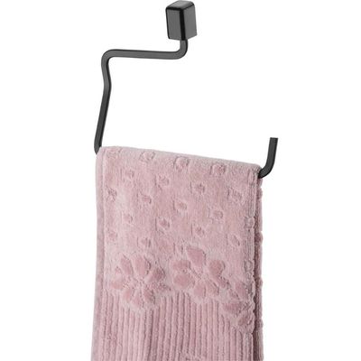Kit Acessórios Banheiro Papeleira Saboneteira Porta Toalha Rosto Banho Gancho Multiuso Preto