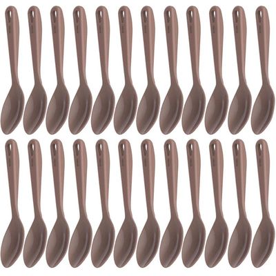 24 Colheres para Servir de Nylon Amêndoa Cozinha Arroz Molho Kitch Crippa
