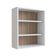 Conjunto Gabinete de coluna 01 Porta e Armário com espelho para Banheiro Slim Nova Móbile SEM CUBA Branco Montana