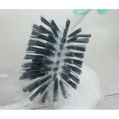 Escova de Limpeza Angular Flow Bege Escovão Limpar Piso Banheiro Chão Ou