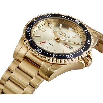 Relógio Seculus Masculino Ref: 44237gpsvda3 Automático Dourado