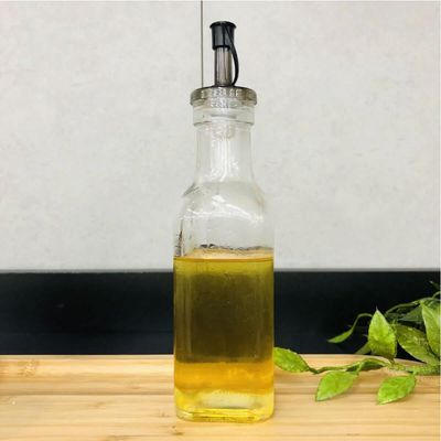 Kit 12 Garrafas de Vidro 200ml com Bico Dosador para Vinagre