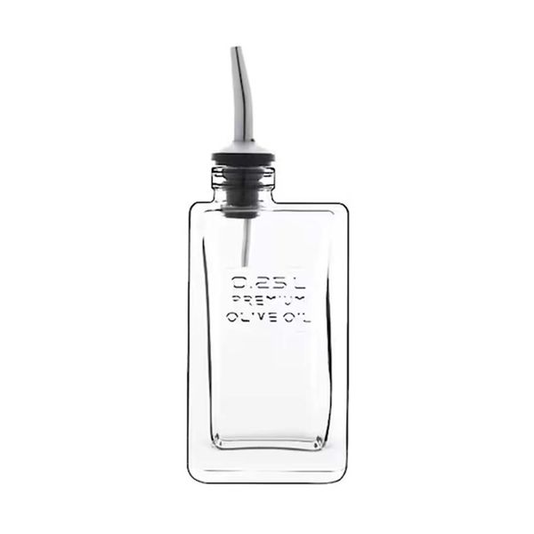 Garrafa para Azeite Luigi Bormioli Optima em Vidro - 250 ml Transparente