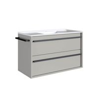 Gabinete Suspenso 80cm com Lavatório 1 Porta 1 Gaveta Arenas acompanha 1 Toalheiro BH8030ACUBA