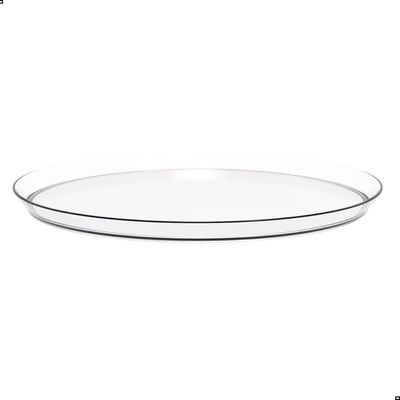 Kit 3 Porta Bolos Tortas Doces 25cm Transparente Glassy com Cúpula Crippa Hotel Padaria