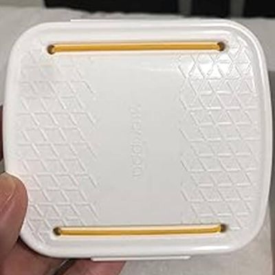 Porta Cotonetes com Elástico Interno e Saboneteira Portátil para Viagens Branco Crippa