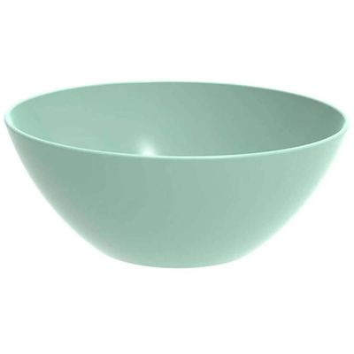 Kit 24 Tigelas Redondas 2,3L Travessa Verde Menta Servir Salada Sobremesa Crippa