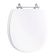 Tampa Vaso Sanitário Madeira Laqueada Fast Branco Para Bacia Deca