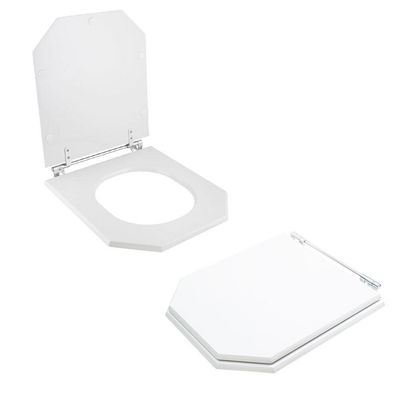 Tampa Vaso Sanitário Madeira Laqueada Atrium Branco Para Bacia Incepa