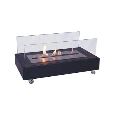 Lareira Ecológica a Álcool 92° em Aço Carbono Colors Preto