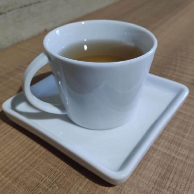 Conjunto 12 Xícaras Café Chá Porcelana Branca 185ml Píres Quadrado Americana Germer