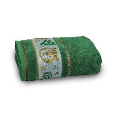 Jogo De Toalha De Banho Infantil 2 Peças Soft Kids Com Lavabo Appel Verde - Selva