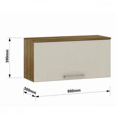 Armario Aéreo 1 Porta Basculante 80cm Isis Luciane