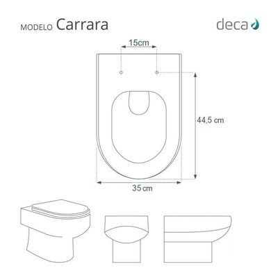 Tampa De Vaso Poliéster Decorada Borboleta Carrara Transparente Para Louça Deca