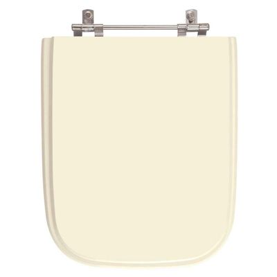 Tampa De Vaso Poliester Tivoli Bege Claro Para Bacia Ideal Standard