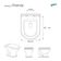 Tampa De Vaso Firenze Preto Para Bacia Icasa 6lpf