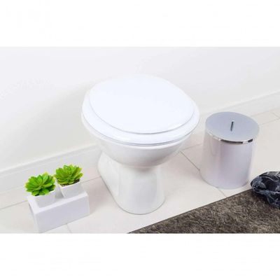 Tampa De Vaso Sanitario Almofadada Saveiro Branco Para Bacia Celite
